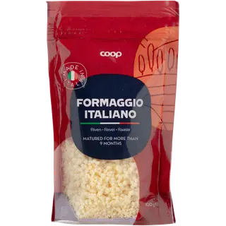 Coop Itaalia kõva juust, riivitud, 9 kuud 100 g