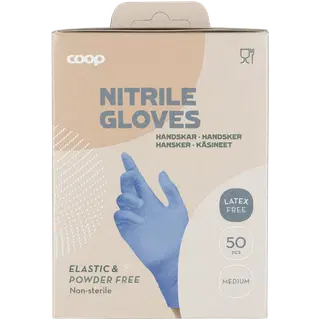 Majapidamiskindad Coop nitriil M 50tk