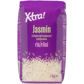 Xtra jasmiiniriis ja pikateraline valge riis 1kg