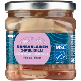 Coop Marineeritud Heeringas Prantsuse Sibulaga 300g MSC