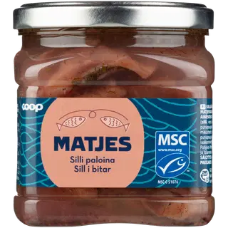 Coop Marineeritud Heeringas 500/240g MSC