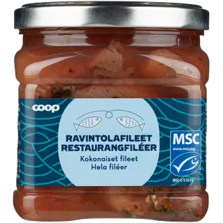 Coop Marineeritud Vürtsiheeringas 500/285 G MSC
