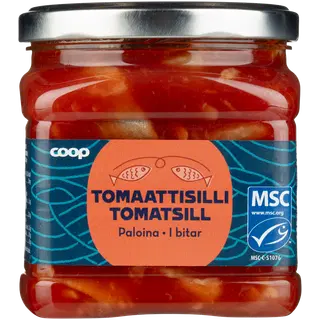 Coop Heeringas Tomatiga 490G MSC