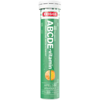 Friggs kihisevad vitamiinitabletid ABCDE Ananassi 80g 20tk