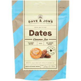 Dave&Jon's datlid kaneelisaiamaitselised 125g