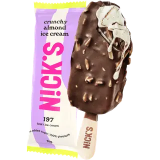 Nick’s Jäätis Crunchy Almond 72 g