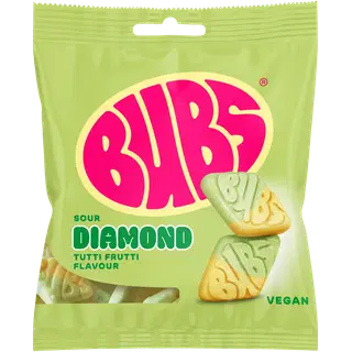 Bubs Tutti Frutti vahu-kummikommid 155g