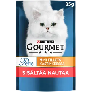 Gourmet täissööt kassidele veiselihaga 85 g