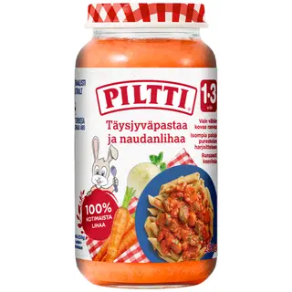 PILTTI täisterapasta veiseliha 250G 1-3a