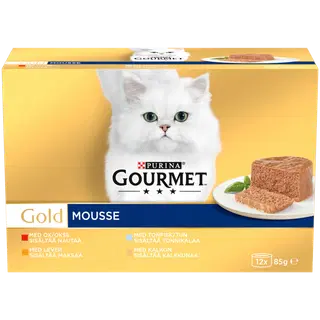 Gourmet Gold Mousse kassitoidu valik 12x85g