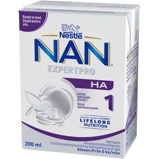 Nestle Nan Ha 1 piimajook 200ml, alates sünnist