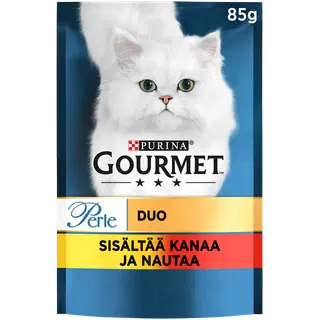 Gourmet täissööt kassidele kana- ja veiselihaga 80 g