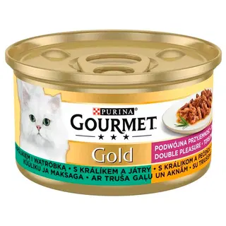Kassikons.GOURMET GOLD küülik.-maks.85g