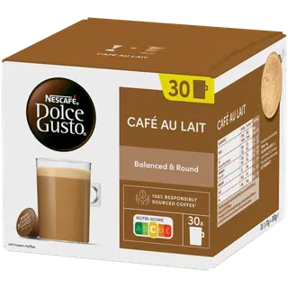Nescafe kohvikapslid Dolce Gusto Cafe Au Lait 300 g/30 tk