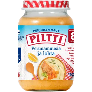 Piltti kartulipuder lõhega lastetoit 200 g, alates 8-elukuust
