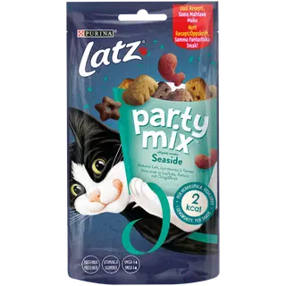 Latz Party Mix Seaside Mix maiuspalad kassidele lõhe-, saida-, meriforellimaitselised 60g
