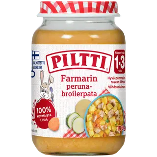 Piltti kartuli-broilerihautis lastele alates 12-elukuust, 190 g