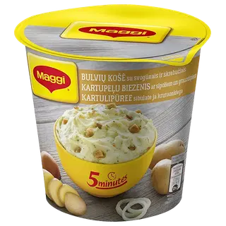 Kartulipuder saiakuubikute&sibulaga Maggi 59g