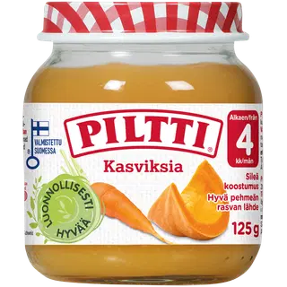 Piltti Köögiviljapüree 4k, 125 g