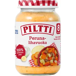 Piltti kartuli-lihapada lastetoit 190 g, alates 8-elukuust