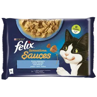 Felix kiisueine Sen kala kastmes 4x85g