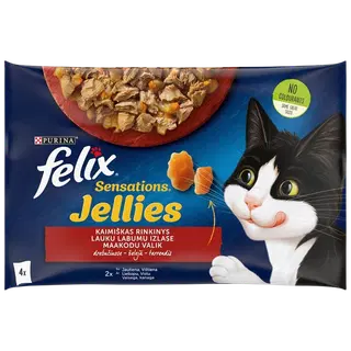 Kiisueine Felix liha tarrendis 4x85g
