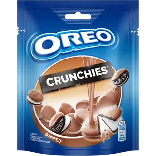 Oreo täidisega küpsised šokolaadimaitselise glasuuriga 110 g