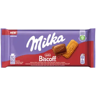 Piimašokolaad Biscoff MILKA 90g