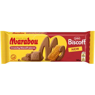 Marabou Biscoff piimašokolaaditahvel 160g