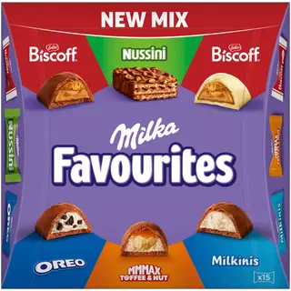 Milka Lemmikud Biscoff šokolaadide assortii 140g