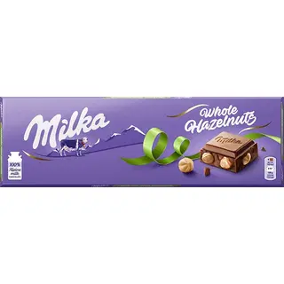 Piimašokolaad tervete pähklitega Milka 250g