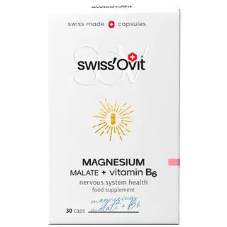 Swiss´Ovit Magnesium Malate + Vitamiin B6 N30