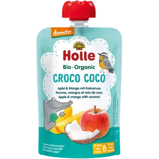 Holle Õuna-mangopüree kookosega 100 g, alates 8-elukuust