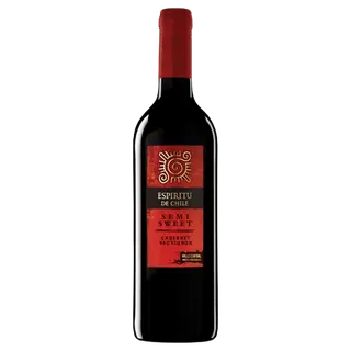 Espiritu De Chile Semi Sweet Cabernet Sauvignon GT vein 12%vol 750ml