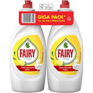 Nõudepesuvahend Fairy Lemon 2x900ml