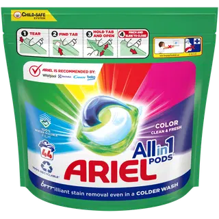 Geelkapslid Ariel Color 44Tk