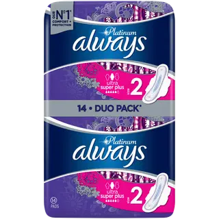 Hügieenisidemed ALWAYS Platinum S2 14tk