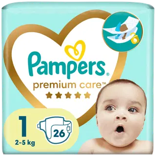 Mähkmed PAMPERS Premium Care S1 26tk