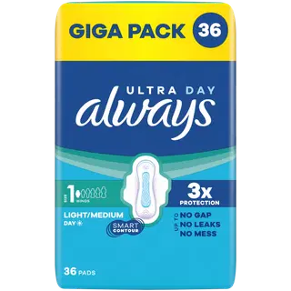 Always Ultra Normal 1 hügieeniside 36 tk