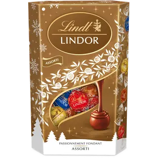 Lindt Lindor jõulušokolaadipallide segu 337g