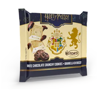 Witor's Harry Potter valge šokolaad kakaoküpsise tükkidega 40g
