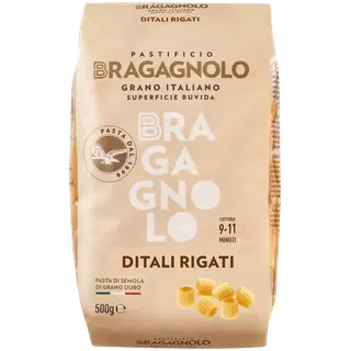 Bragagnolo 838 väike torumakaron Ditali Rigati 500g