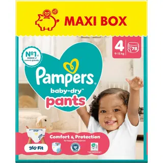 Pampers Baby Dry püksmähkmed S4, 9-15 kg 78 tk