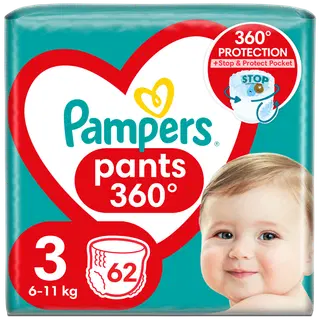 Püksmähkmed PAMPERS JP S3 62tk
