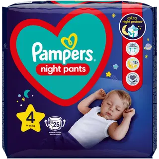 Püksmähkmed PAMPERS Night VP S4 25tk