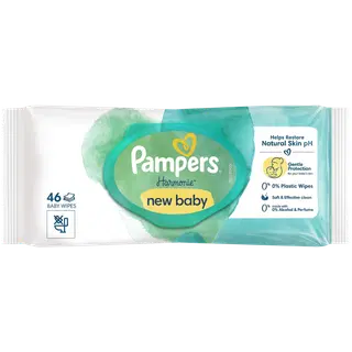 Pampers Harmonie New Baby niisked salvrätikud 46tk