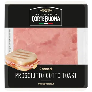 Cortebuona Prosciutto cotto toast 100g