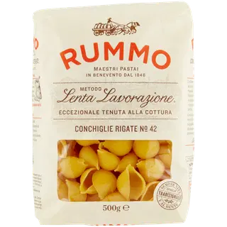 Rummo Conchiglie Rigate Pasta # 42, 500 g