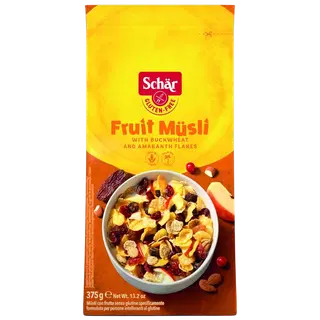 Schär puuviljamüsli gluteenivaba 375g