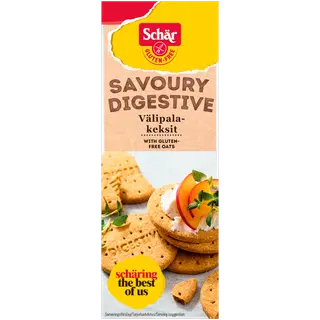 Schäri gluteenivabad soolased digestive küpsised, 160g